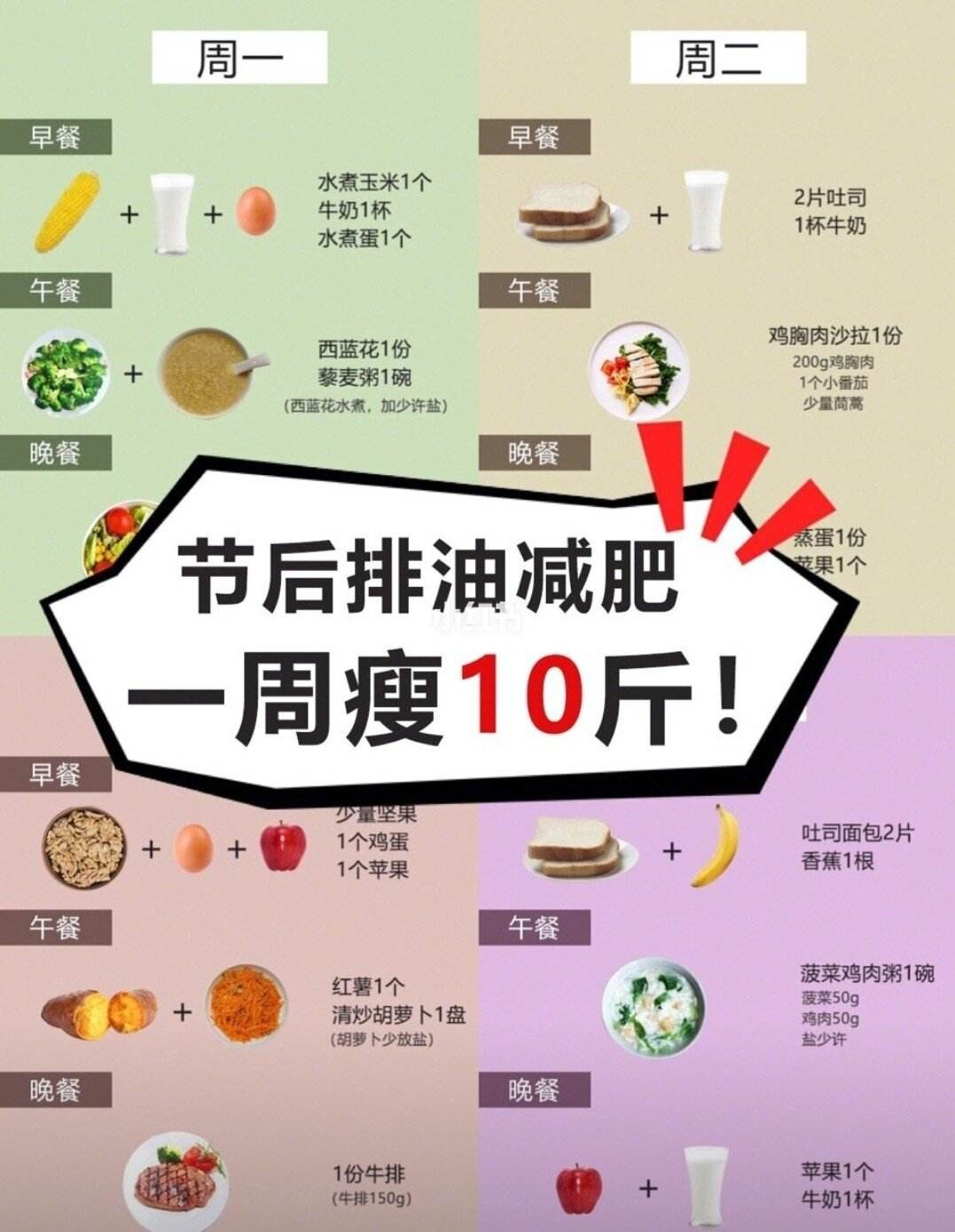减肥食谱健康(减肥食谱健康减肥)